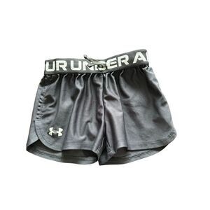 Under Armour girls size small running shorts black active workout